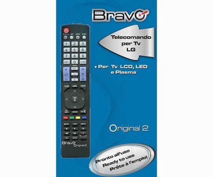 [ORIGINAL2] TELECOMANDO TV BRAVO MODELLO ORIGINAL DEDICATO PER LG 
