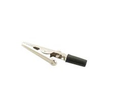 [F0112N] PINZA COCCODRILLO IN FERRO 6 AMP. NERA FAI