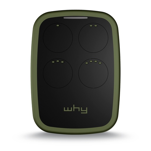 [CT4791015] RADIOCOMANDI CONTAKT WHY EVO NOA ROLLING CODE 4 CANALI NERO-VERDE