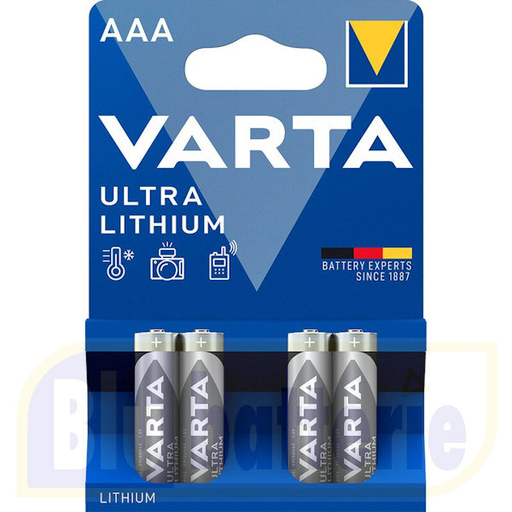 [6103] PILE VARTA ULTRA LITHIO  MINISTILO AAA 1.5V BL. 4 6103