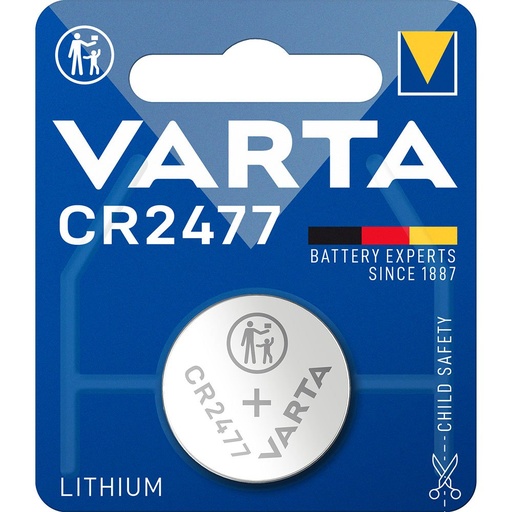 [6477] PILE VARTA SPECIALISTICHE 3V LITHIO BL. 1 6477/CR2477