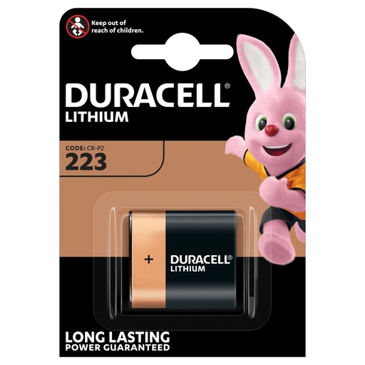 [DL223U] PILE DURACELL SPECIALISTICHE 6V LITHIO BL. 1 DL223/CR-P2