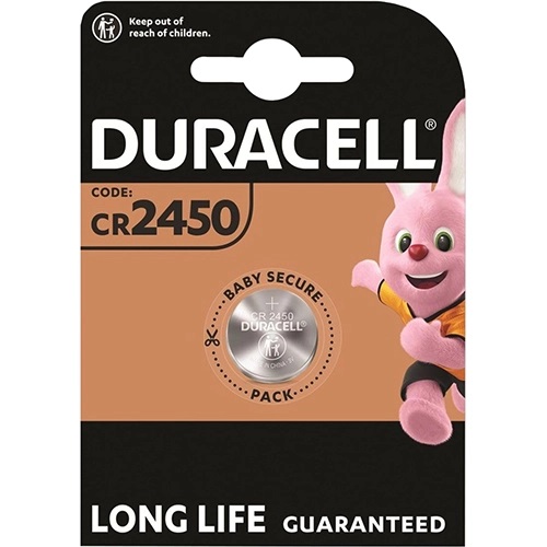 [DL2450] PILE DURACELL SPECIALISTICHE 3V LITHIO BL. 1 DL2450