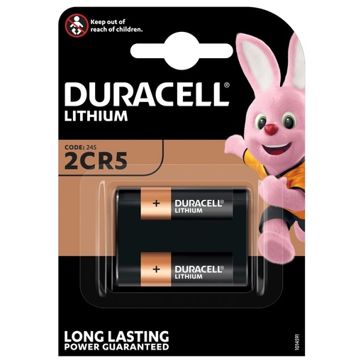 [DL245U] PILE DURACELL SPECIALISTICHE 6V LITHIO BL. 1 DL245U/2CR5