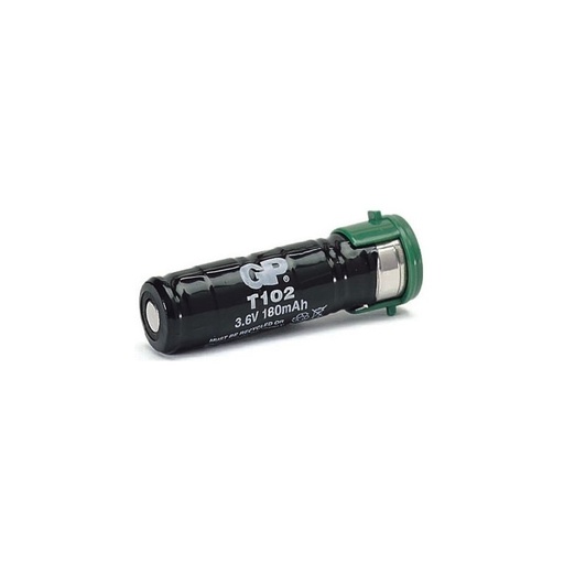 [T102] PILE GP RICARIACABILE PER CORDLESS 3.6V 180MAH NI-MH PZ. 1 T102