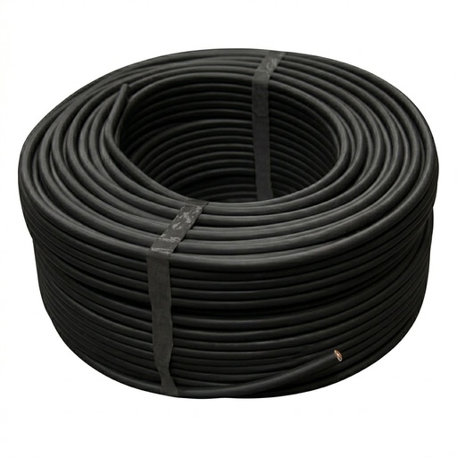 [H05VVF210NE] CAVO ELETTRICO H05VV-F 2X1 NERO 100 MT. IMQ