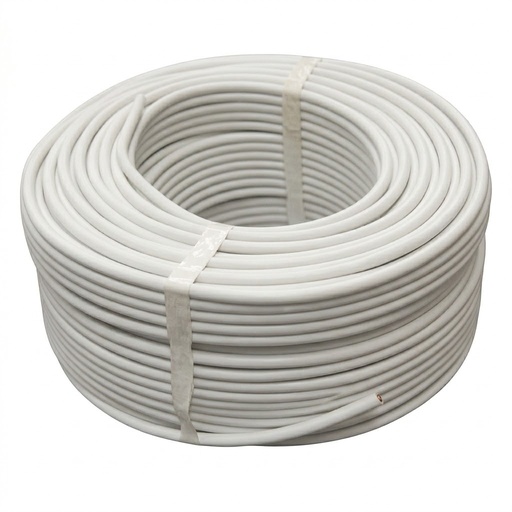 [H05VVF2150BI] CAVO ELETTRICO H05VV-F 2X1.5 BIANCO  100 MT. IMQ