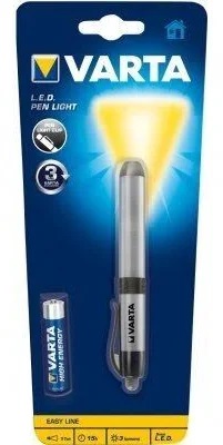 [16611] TORCIA VARTA LED  PEN LIGHT ALLUMINIUM 3LM MINISTILO AAA INCLUSA PZ. 1 16611