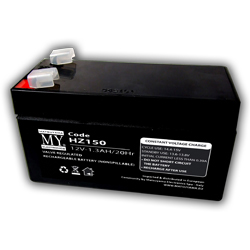 [HZ150] BATTERIA MATSUYAMA RICARICABILE AL PIOMBO 12V 1.3AH FASTON4.8 MM L98XP45XH50