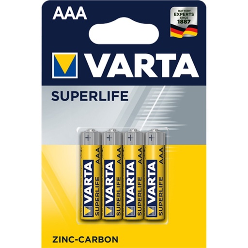 [2003] PILE VARTA ZINCO CARBONE SUPERLIFE MINISTILO AAA BL.4 2003