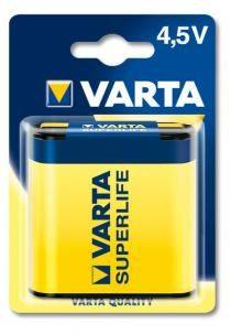 [2012] PILE VARTA ZINCO CARBONE  SUPERLIFE PIATTA 4.5V BL. 1 2012