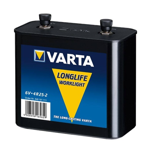 [540] PILE VARTA SPECIALI ZINCO CARBONE   6V 19000MAH PZ. 1 540/4R25-2