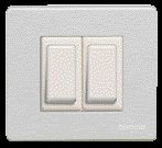 [BTI5002R] MAGIC PLACCA 2P SCATOLA TONDA RESINA BTICINO