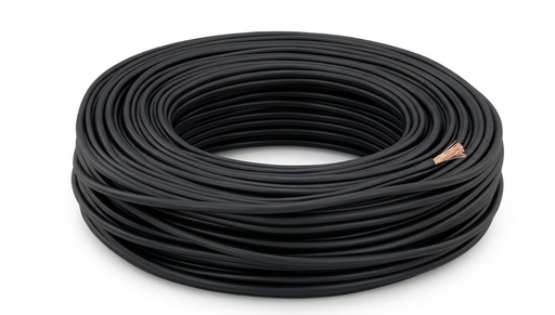 [PICS02050NE] CAVO ELETTRICO PIATTINA COSTA STRETTA 2X 0.50 NERO 100 MT. IMQ
