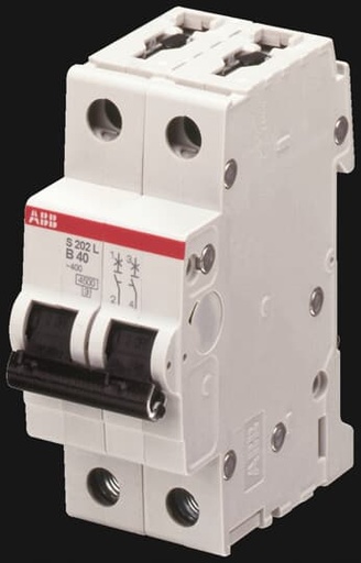 [S598392] INTERRUTTORE ABB MAGNETOTERMICO 1P+N CURVA C 16A - S201L NA C16 