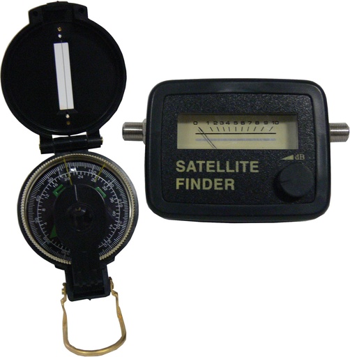 [SYSATFINDER] MISURATORE DI SEGNALE SATELLITARE C/BUSSOLA SYNCRO