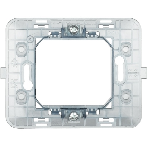 [BTI500SM2A] SUPPORTO BTICINO A 2 MODULI SCATOLA TONDA SERIE  BTICINO MATIX 