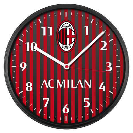 [00875MI1] OROLOGIO PARETE ABS MILAN 30CM LOWELL