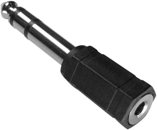[2005080] 62144 ADATTATORE PRESA/JACK STEREO 6.3MM C/PCAVO
