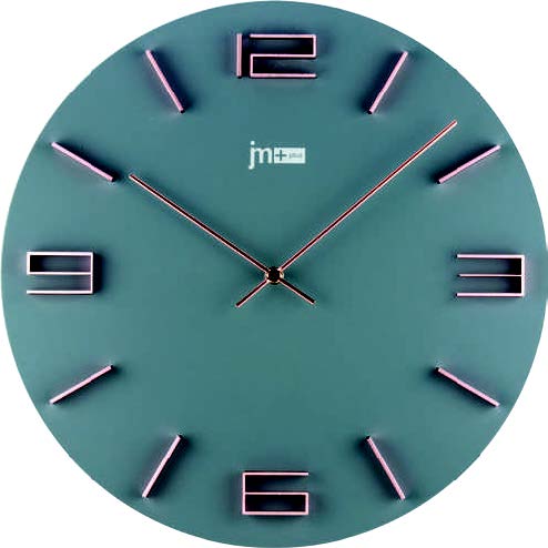 [14957GR] OROLOGIO PARETE MDF 40CM GRIGIO SILVER LOWELL