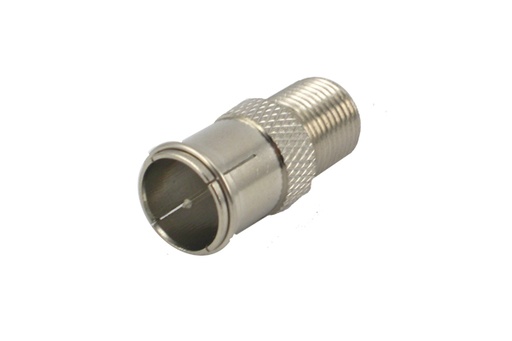 [15050025] CONNETTORE 'F' PROFESSIONALE IN RAME RAPIDO EXITV