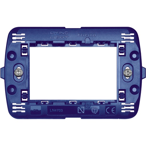 [BTILN4703] SUPPORTO BTICINO  A 3 MODULI SERIE  BTICINO LIVINGLIGHT - INTERNATIONAL