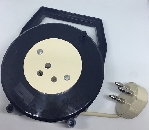 [E10628] AVVOGICAVO 8 MT. SPINA  TRIPOLARE +PRESA TRIPOLARE    EMIKO