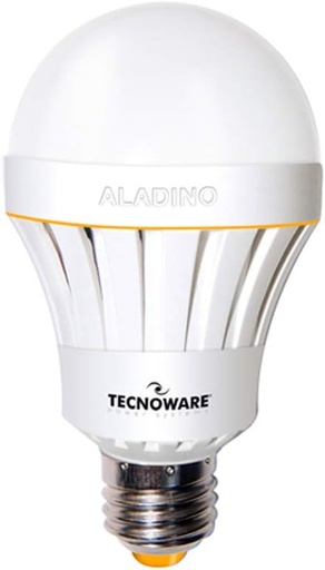 [FLED17322] ALADINO LED LAMP 10W (70W LIGHT) A65, E27, CALDA (3000K), 270° TECNOWARE