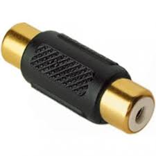 [GP311600] ADATTATORE PRESA RCA / PRESA RCA DORATA  STAR