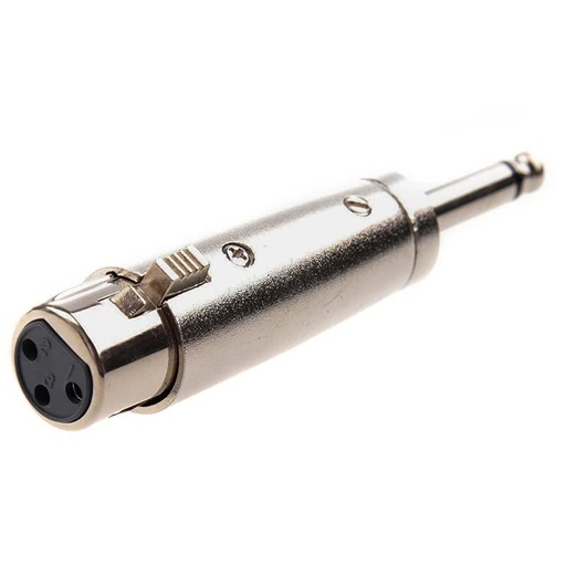 [GQ051200] ADATTATORE SPINA 6.3 MONO / SPINA MICROFONO 3 POLI STAR