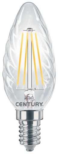 [INTOR041427] INCANTO LED CANDELA TORTIGLIONE 4W E14 2700K 480 LM CENTURY