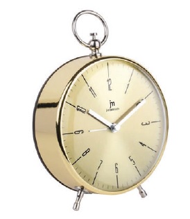 [JA7045G] SVEGLIA QUARZO ANALOGICA GOLD LOWELL