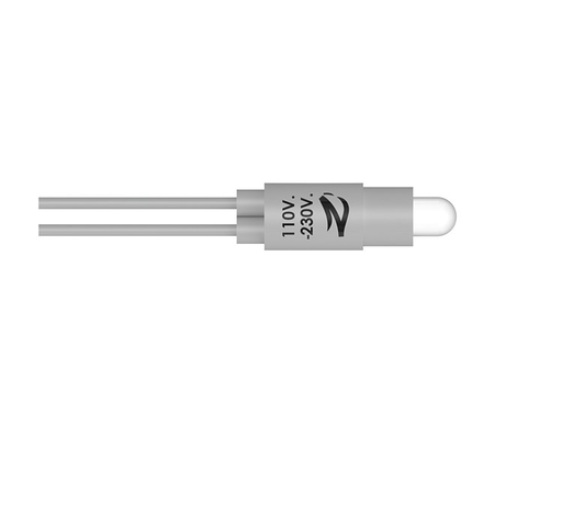 [Z4095] LAMPADA SEGNALAZIONE A LED 110/220V BIANCA ZIPPO
