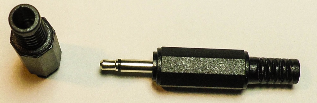 SPINA JACK 3.5 MM MONO CON GIUNTACAVO