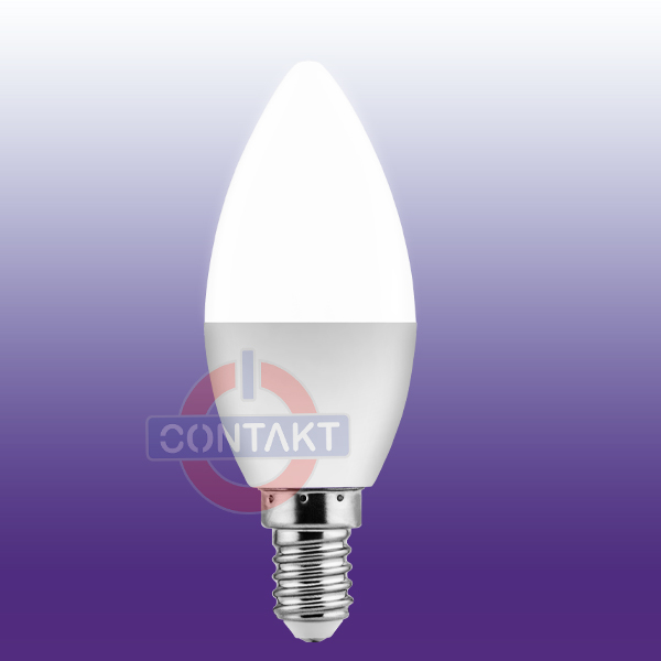 LAMPADA LED CONTAKT OLIVA C37 ALTA EFFICIENZA 8W 720LM E14 6500K 25000H