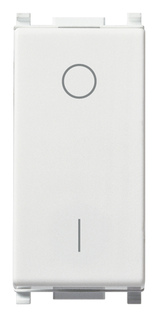 FRUTTO VIMAR INTERRUTTORE BIPOLARE 16A DA INCASSO 10/16A 250V SERIE PLANA BIANCO