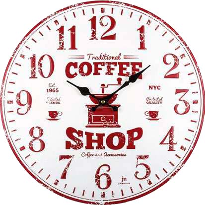 OROLOGIO  PARETE BOMBATO METALLO DIAM.40CM LOWELL