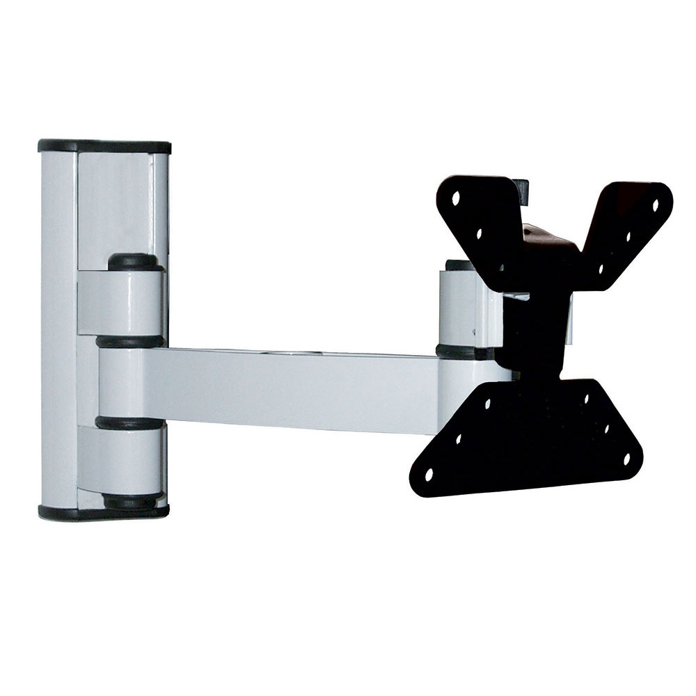 SUPPORTO TV A MURO BRAVO MODELLO LCD20 PER TV LCD DA 10" A 26" CON 2 SNODI COLORE BIANCO 