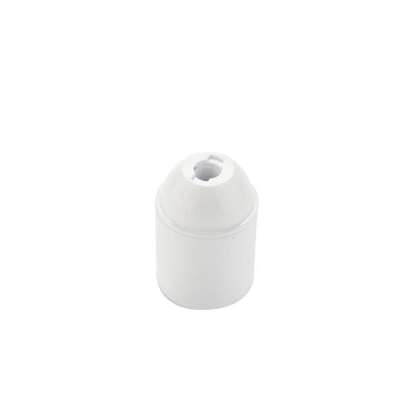 PORTALAMPADA  TERMOPLASTICO LUCIDO E27 LISCIO BIANCO FAI