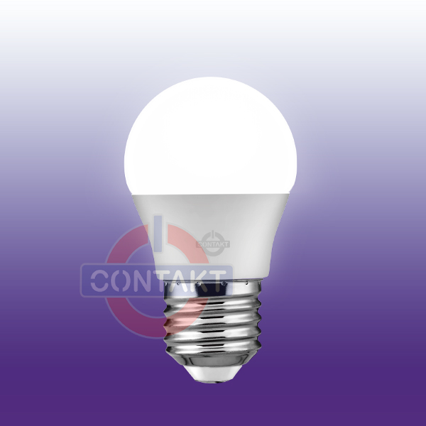 LAMPADA LED CONTAKT SFERA G45 ALTA EFFICIENZA 8W 806LM E27 3000K 25000H IP20
