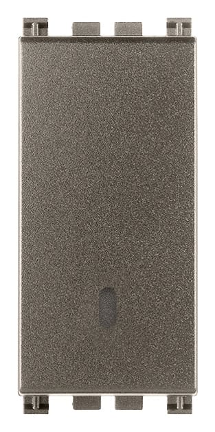 PULSANTE 1P NO 10A METAL VIMAR