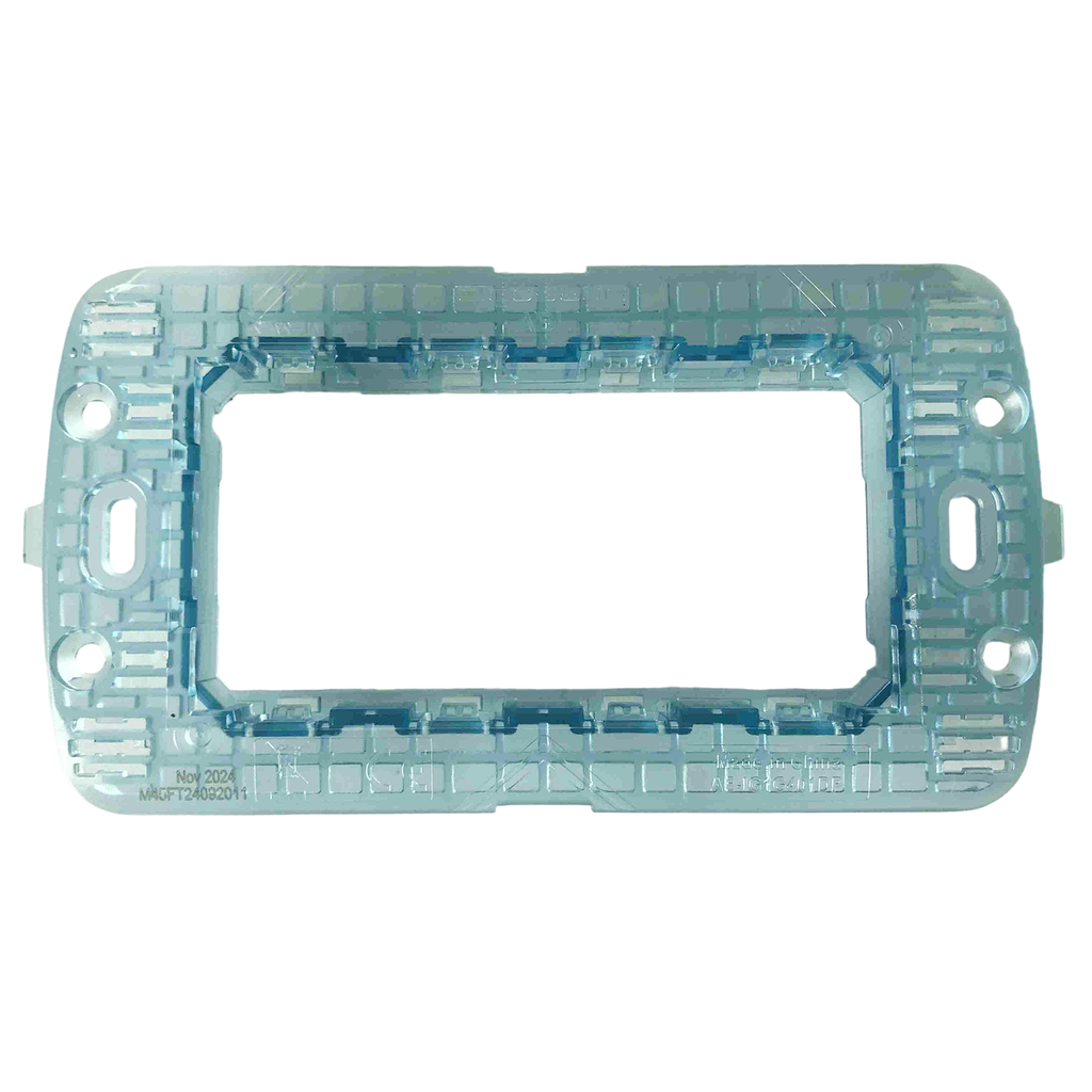 SUPPORTO CONTAKT A 4 MODULI TIPO BTICINO LIVINGLIGHT E  INTERNATIONAL