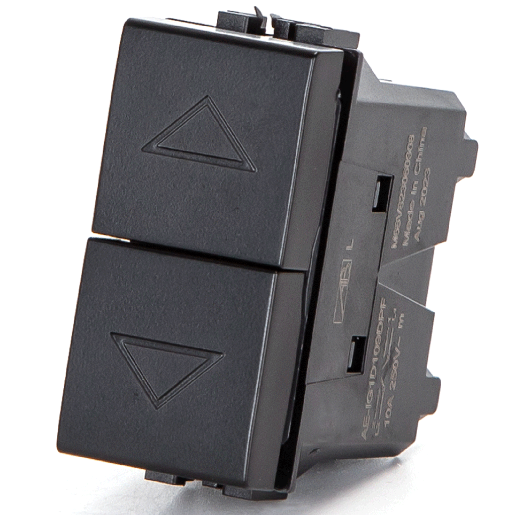 FRUTTO CONTAKT  INTERRUTTORE SALI SCENDI PER TAPPARELLE  TIPO BTICINO LIVING - INTERNATIONAL 