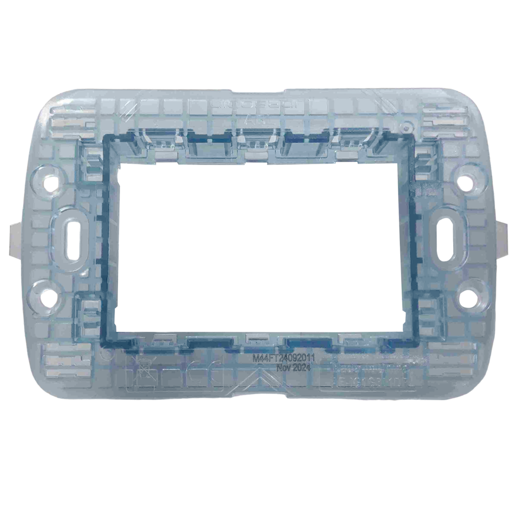 SUPPORTO CONTAKT A 3 MODULI TIPO BTICINO LIVINGLIGHT - INTERNATIONAL