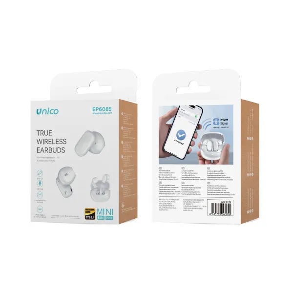 AURICOLARI BLUETOOTH TWS SEMI-INTRAURICOLARI BEIGE