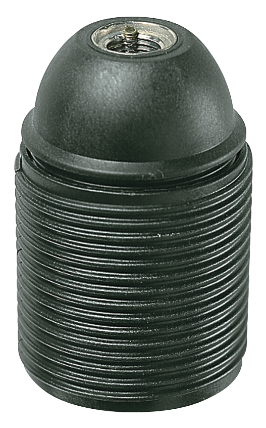 PORTALAMPADE VIMAR M10X1 CAMICIA FILETTATA E27 NERO