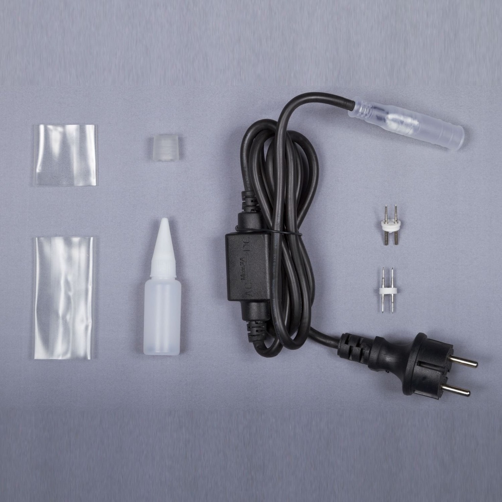 SET ACCESSORI ACX1 SPEZZONE CABLATO DI TUBO LED ACC. PN-PNL A1 Ø13MM 2 CAVI INT.