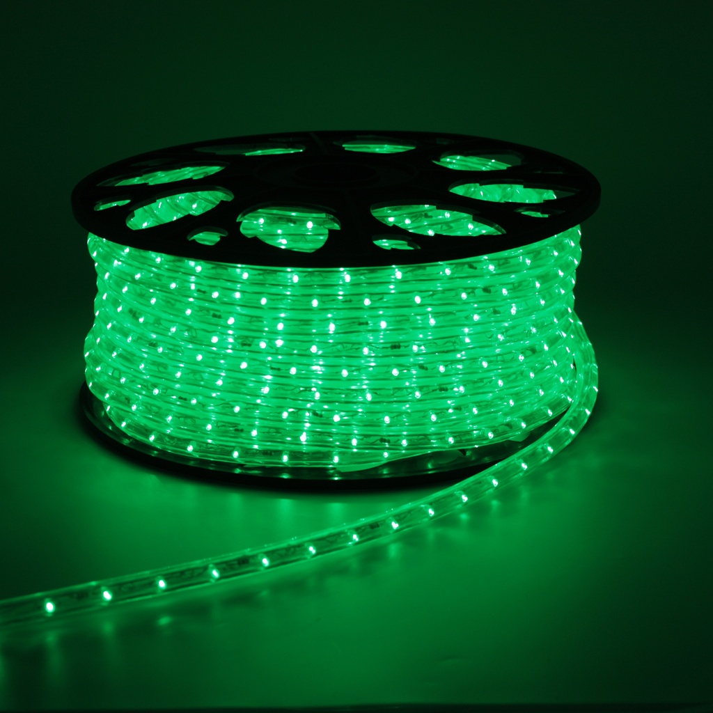 TUBO LUM.2VIE L/FISSA 50MT VERDE LJ