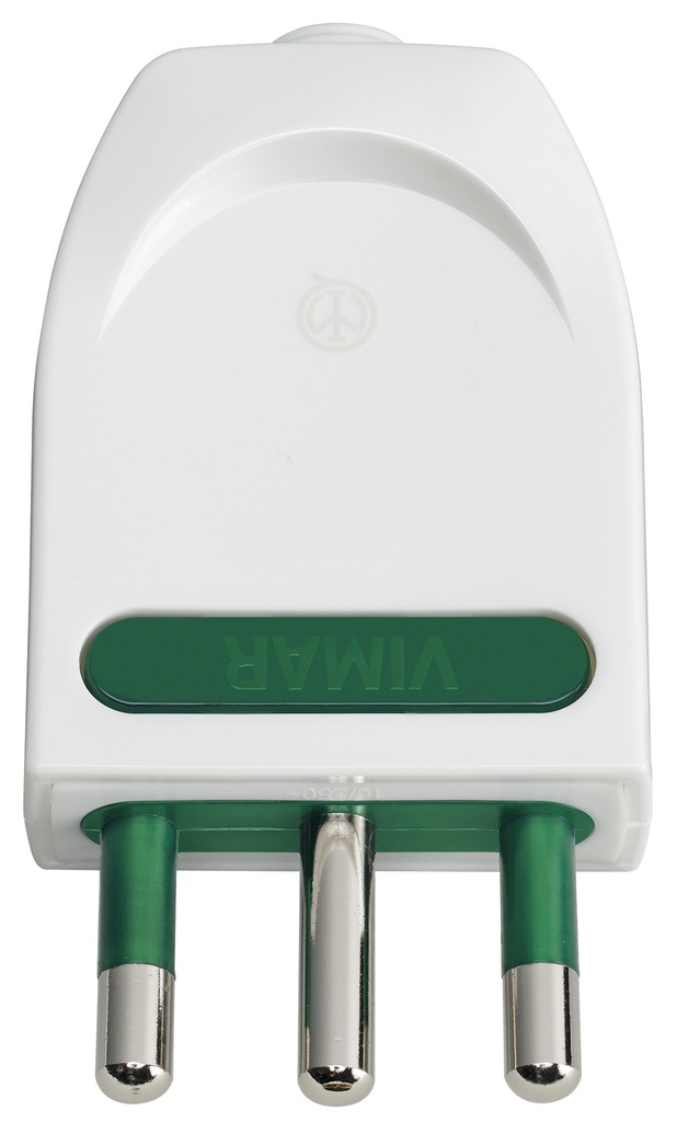 SPINA CIVILE VIMAR 2P+T16A ORIENTABILE S17-SPB17 BIANCO