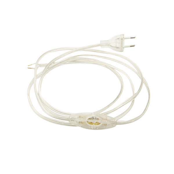 CABLAGGIO CAVO PIATTO CM. 150 TRASPARENTE  FAI